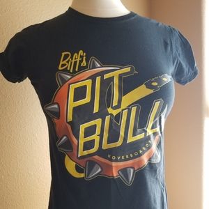 Back to the Future Biff's Pitbull Hoverboard tee